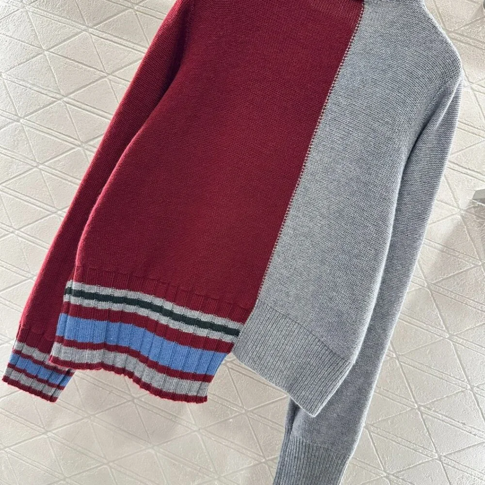 Vivienne Westwood 2025 New Arrival Saturn Patchwork Knit Sweater - Picture 5 of 8